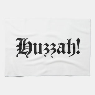 Linge De Cuisine Huzzah ! {Typographie médiévale}