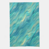 Linge De Cuisine Hydrangea bleu texture ondulée (Vertical)