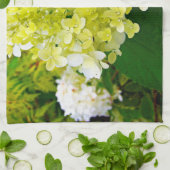 Linge De Cuisine Hydrangea Limelight Vert Chartreuse Élégant (Plié)