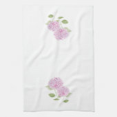 Linge De Cuisine Hydrangea Rose Aquarelle (Vertical)