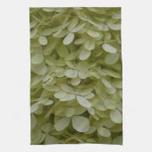 Linge De Cuisine Hydrangeas élégantes Fleurs vertes Celadon (Vertical)