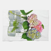 Linge De Cuisine Hydrangeas et jarre de Mason (Horizontal)