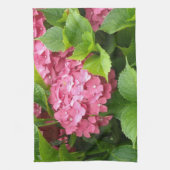 Linge De Cuisine Hydrangeas Rose Foncé (Vertical)
