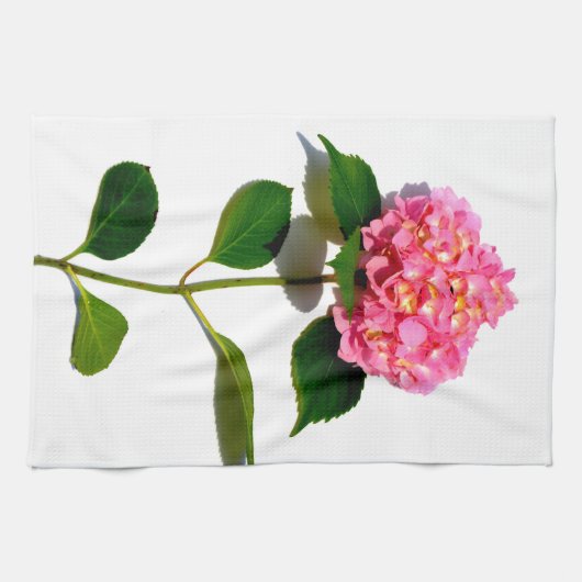 Linge De Cuisine Hydrangée rose fleur rose rose rose floral (Horizontal)