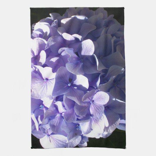 Linge De Cuisine Hydrangée violette (Vertical)