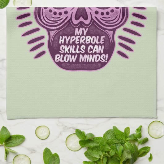 Linge De Cuisine Hyperbole Funny ANGLAIS LANGUE (Plié)