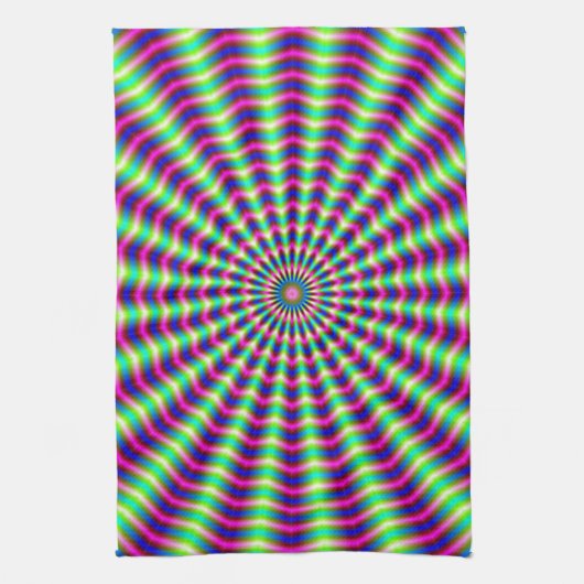 Linge De Cuisine Hypnotic rings and Beams (Vertical)