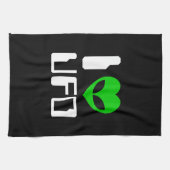 Linge De Cuisine I Alien Heart UFO (Horizontal)