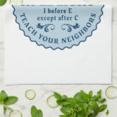 Linge De Cuisine I avant E sauf après C Règle drôle (Plié)