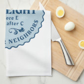 Linge De Cuisine I avant E sauf après C Règle drôle (Quart Plié)