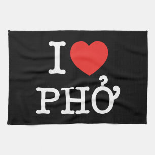 Linge De Cuisine I coeur (amour) Pho