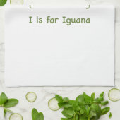 Linge De Cuisine I est pour iguane (Plié)