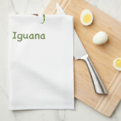 Linge De Cuisine I est pour iguane (Quart Plié)