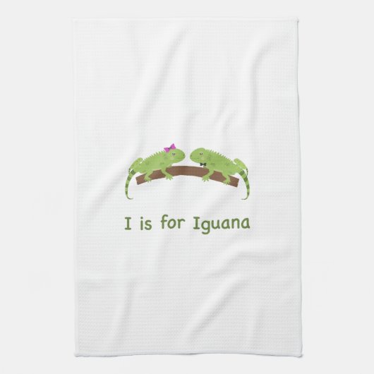 Linge De Cuisine I est pour iguane (Vertical)