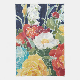 Linge De Cuisine I floral de minuit