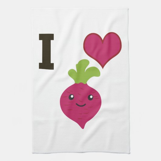 Linge De Cuisine I Heart Beets (Vertical)