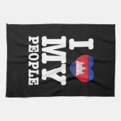 Linge De Cuisine I Heart (Love) My Khmer People (Horizontal)