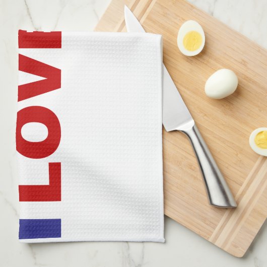 Linge De Cuisine I Love 45 (Quart Plié)