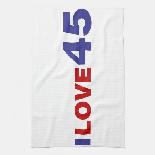 Linge De Cuisine I Love 45 (Vertical)