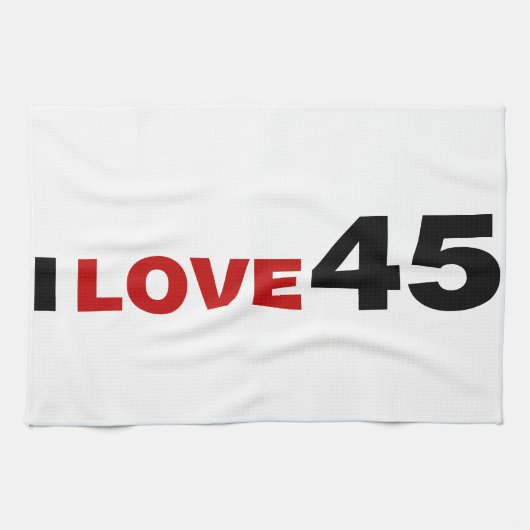 Linge De Cuisine I Love 45 (Horizontal)