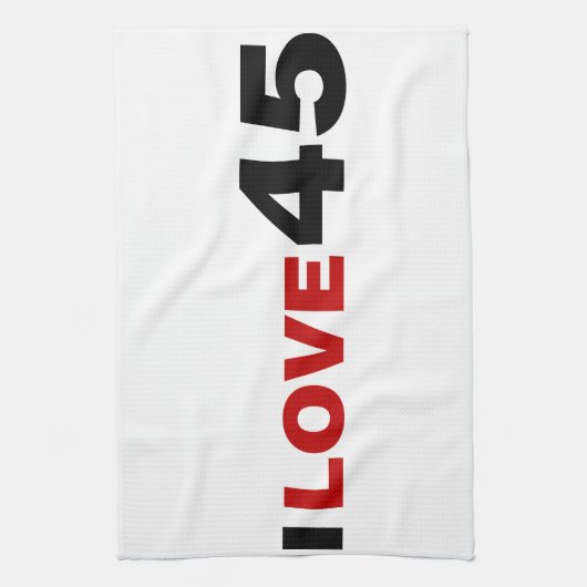 Linge De Cuisine I Love 45 (Vertical)