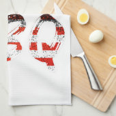 Linge De Cuisine I Love BBQ, American Patriotic (Quart Plié)