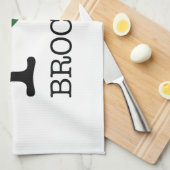 LINGE DE CUISINE I LOVE BROCCOLI (Quart Plié)