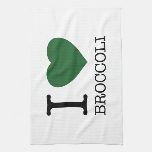 LINGE DE CUISINE I LOVE BROCCOLI (Vertical)