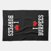 Linge De Cuisine I Love Burpees, Fitness (Horizontal)