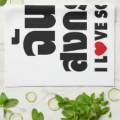 Linge De Cuisine I Love (Coeur) Songkran (Plié)