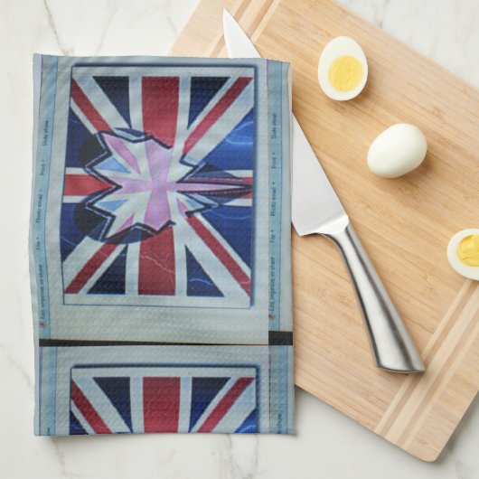 Linge De Cuisine I Love England Art Print (Quart Plié)
