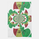 Linge De Cuisine I Love Ethiopia Kaleidoscope - Heartfeel Rasta Art (Vertical)