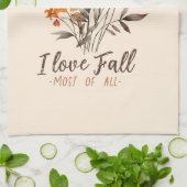 Linge De Cuisine I Love Fall Most All - Autumn Foliage (Plié)