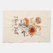Linge De Cuisine I Love Fall Most All - Autumn Foliage (Horizontal)