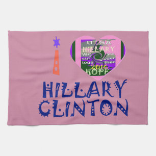 Linge De Cuisine I Love Hillary Clinton pour le président américain
