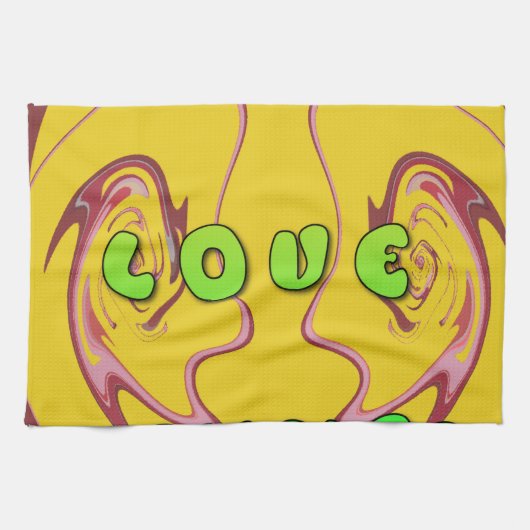 Linge De Cuisine I love Jamaica (Horizontal)