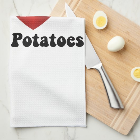 Linge De Cuisine I Love Mashed Potatoes Thanksgiving Diner Cadeau (Quart Plié)