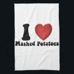 Linge De Cuisine I Love Mashed Potatoes Thanksgiving Diner Cadeau<br><div class="desc">I Love Mashed Potatoes Thanksgiving Diner Cadeau</div>