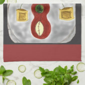 Linge De Cuisine I Love Music Instruments Abstraits Cuisine Serviet (Plié)