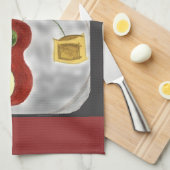 Linge De Cuisine I Love Music Instruments Abstraits Cuisine Serviet (Quart Plié)