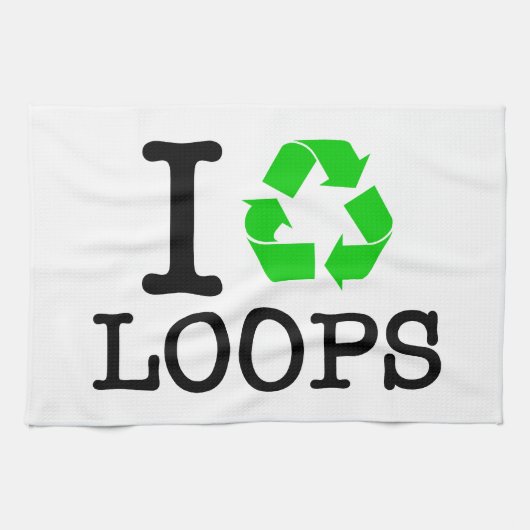 Linge De Cuisine I Recycler les boucles (Horizontal)
