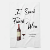Linge De Cuisine "I Speed Fluent Wine" Bar/ (Vertical)