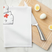 Linge De Cuisine I Will Stab You Ghost Nurse Funny RN Halloween Gho (Quart Plié)