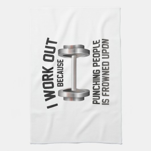 Linge De Cuisine I Work Out (Vertical)