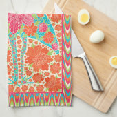 Linge De Cuisine Ibis Floral Tropical Tea Bird (Quart Plié)