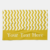 Linge De Cuisine Ibiza Sunset Wave Chevron personnalisable (Horizontal)