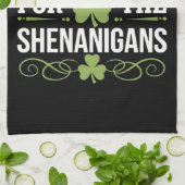 Linge De Cuisine Ici Pour Les Shenanigans Irlande St. Patrick (Plié)