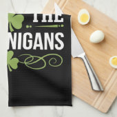 Linge De Cuisine Ici Pour Les Shenanigans Irlande St. Patrick (Quart Plié)
