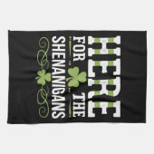 Linge De Cuisine Ici Pour Les Shenanigans Irlande St. Patrick (Horizontal)