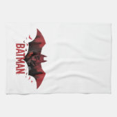 Linge De Cuisine Icône gotham de Batman Crimson (Horizontal)
